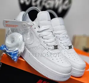 1st Leather Pure Airforce White