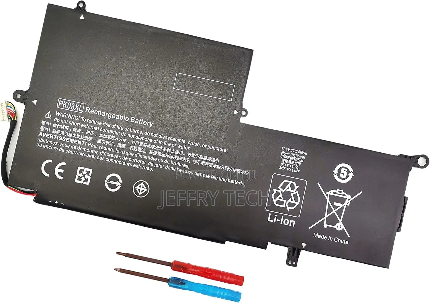 PK03XL 788237-2c3 Battery for HP Spectre X360