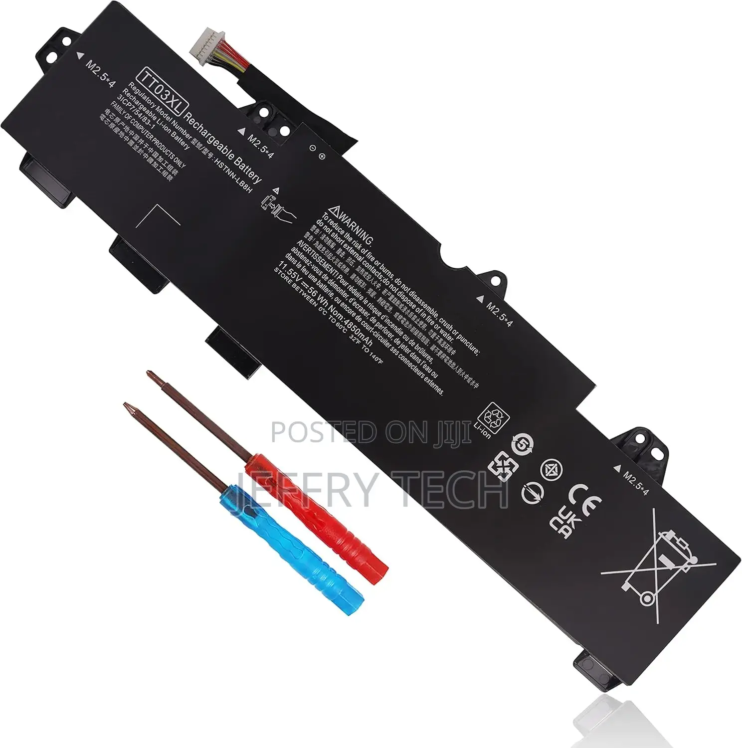 DMKAOLLK TT03XL 932824-421 Laptop Battery for HP Elitebook 8