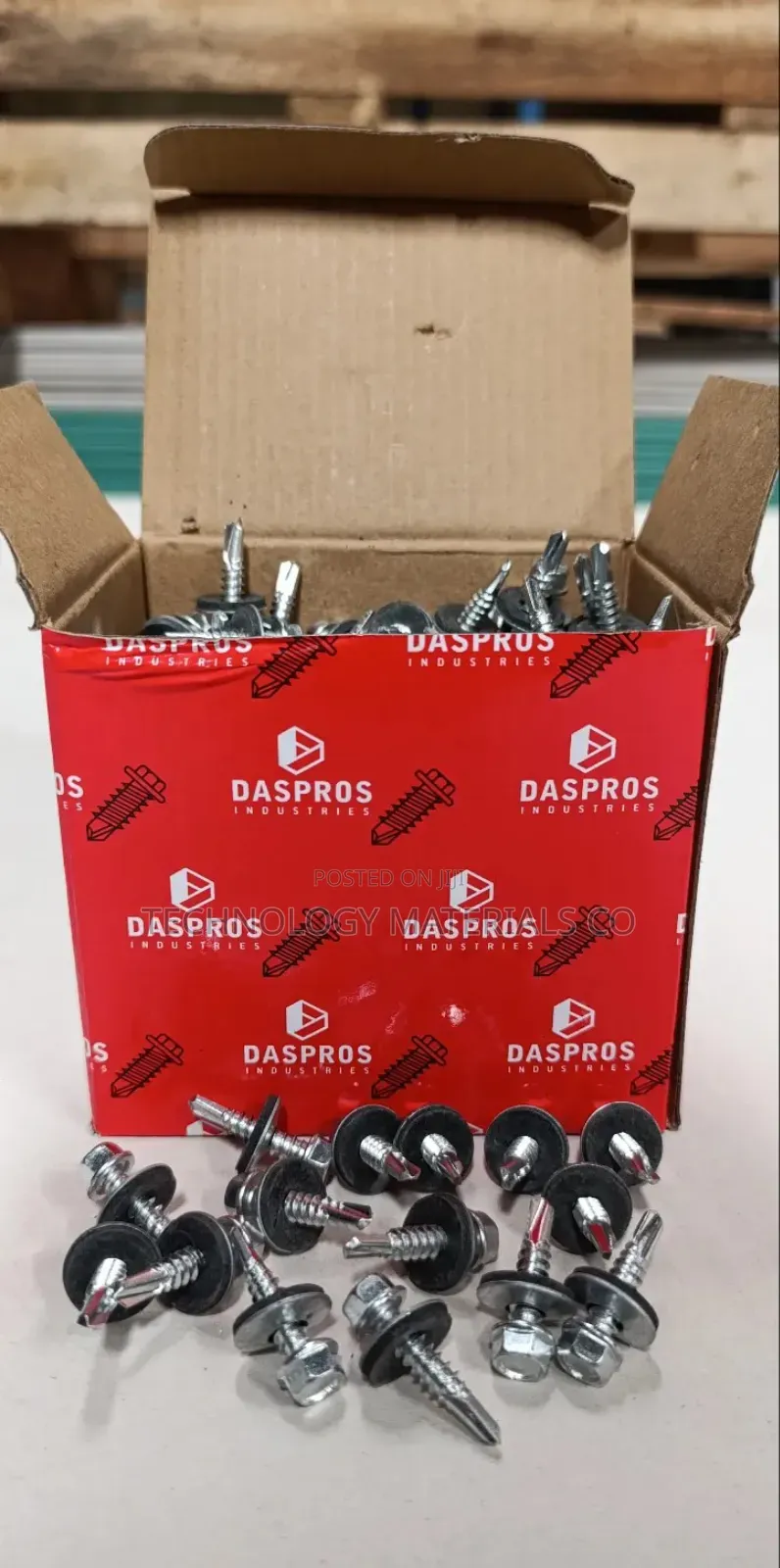 Self Tapping Screws (Greenhouse) (250pcs/ Box) 1 Inch.