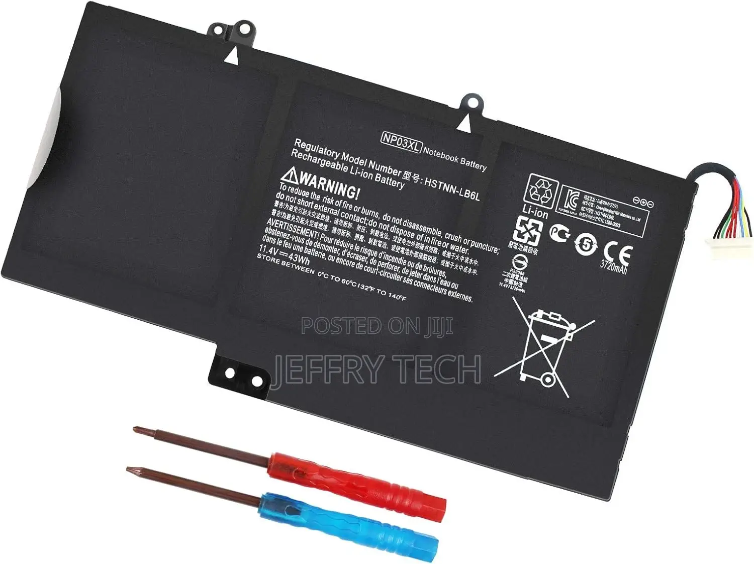 NP03XL Laptop Battery for HP Envy X360 15-U011dx