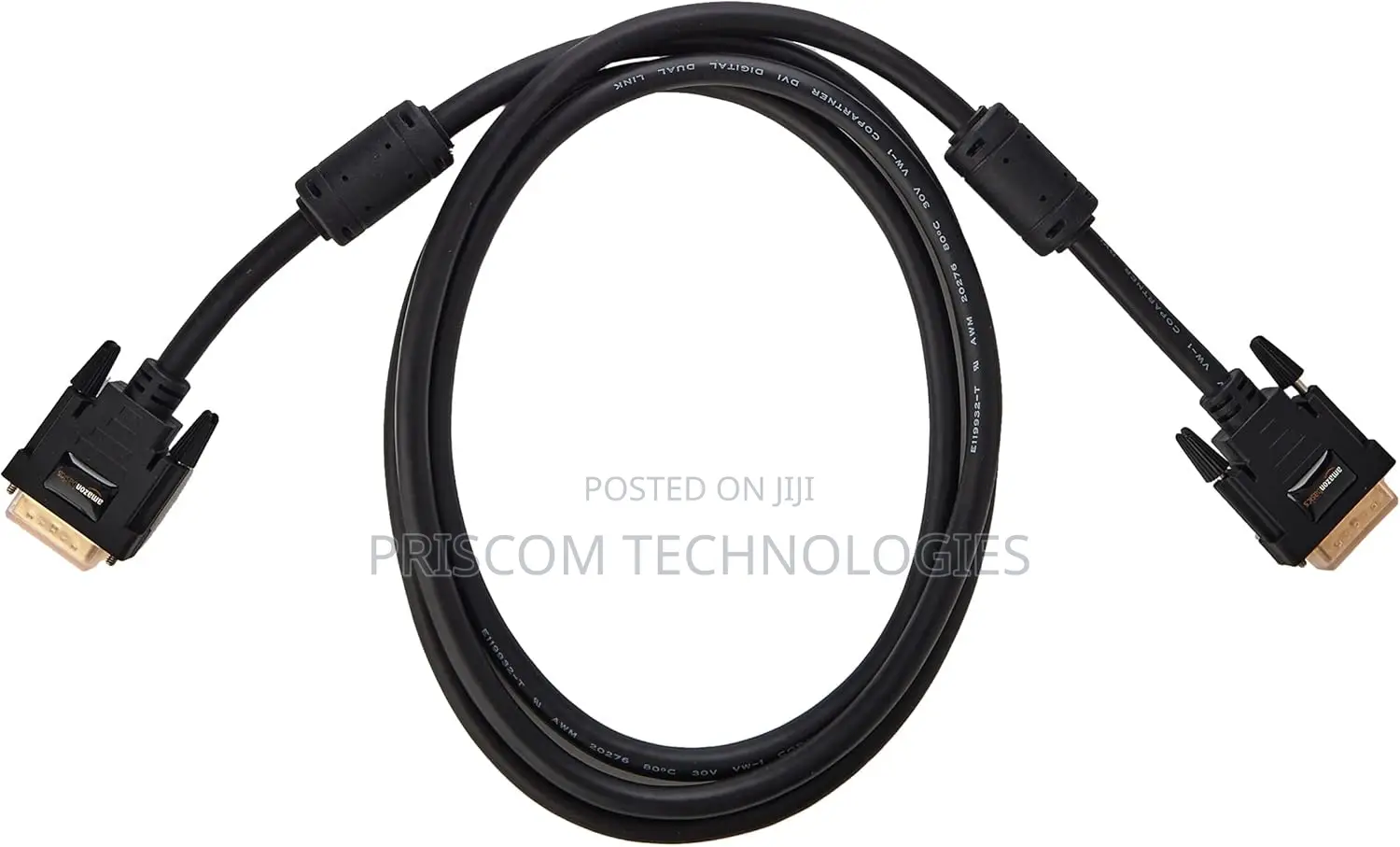 DVI to DVI Cable for Laptop, Gaming, Monitor, Projector, DVD