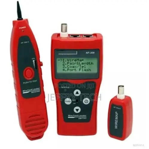 Network Monitoring Cable Tester LCD NF-308 Wire Fault Locator LAN