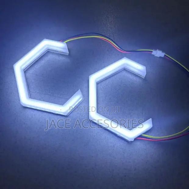 Hexagon Headlight Angel Eye Rings 70mm,80mm,90mm - thumbnail 2