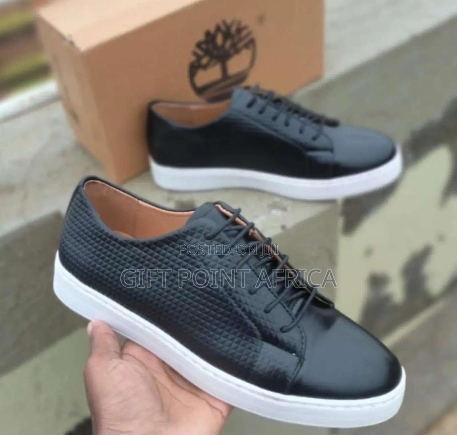 Black Timberland Smart Casual Shoes for Men