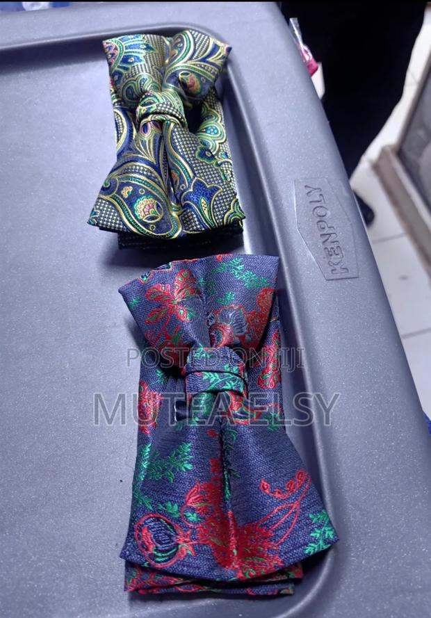 Navyblue,Green Yellow Special Bowtie Sets - main view