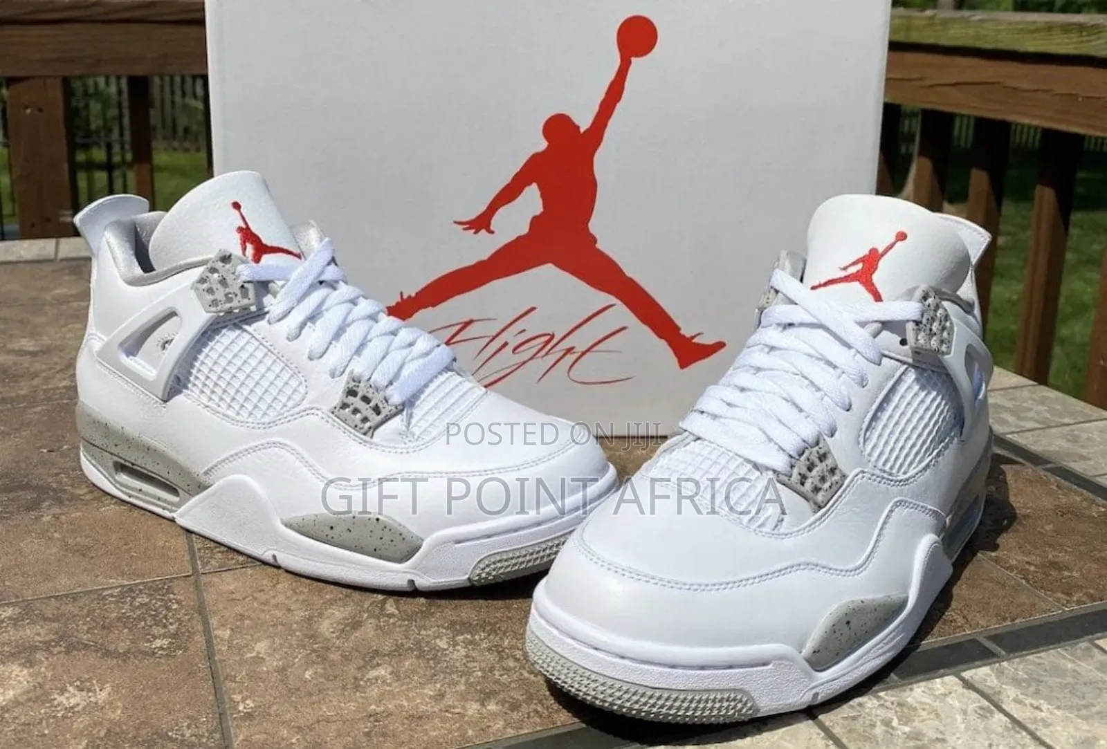 Air Jordan 4 Retro Oreo Sneakers for Men