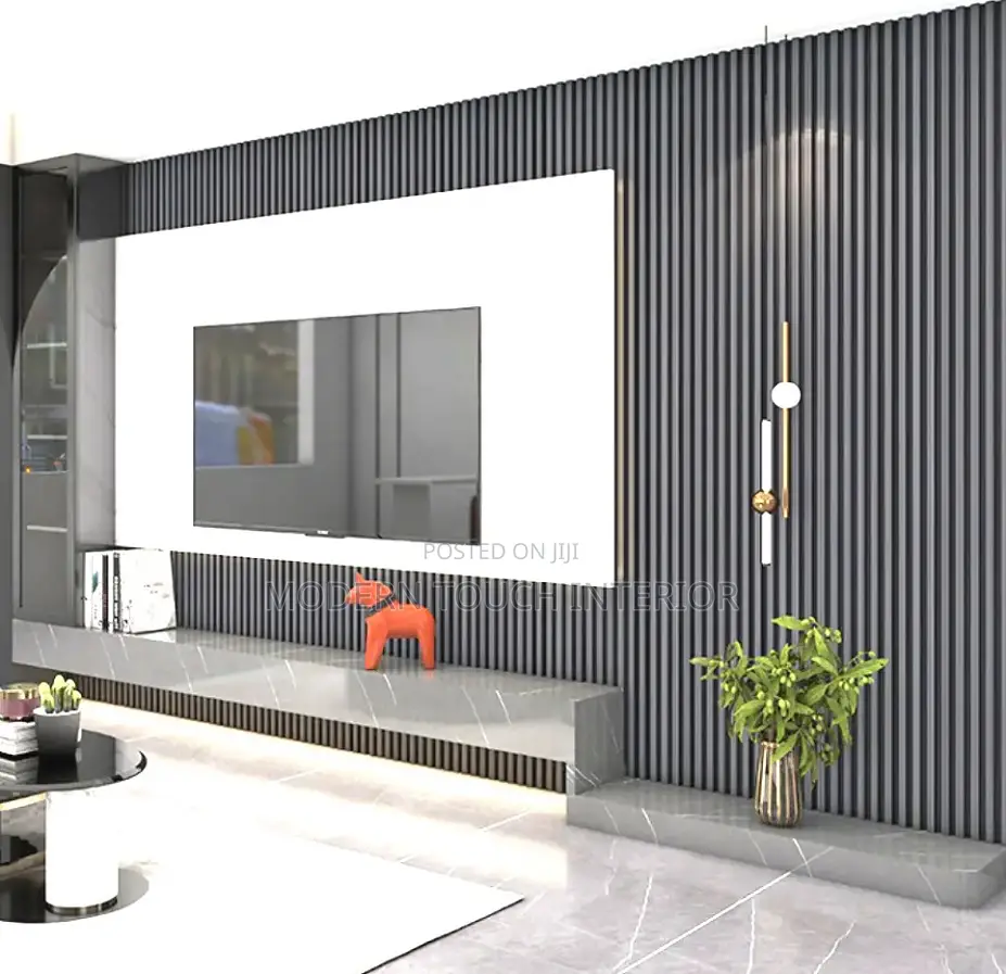 Grey Fluted WPC Wallpanels