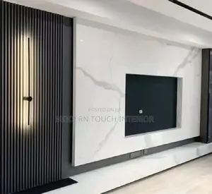 Grey Fluted WPC Panels