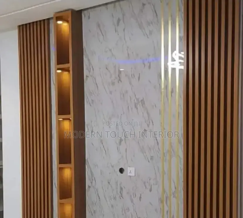 (0.16 by 2.9M) Fluted WPC Wallpanels