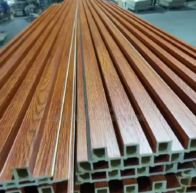 Brown WPC Fluted Wallpanels