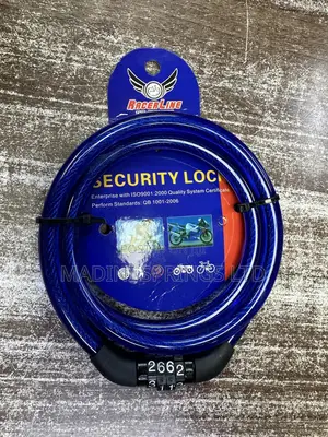 Mountain Bike Anti-theft Spiral Cable Lock(600x12mm)