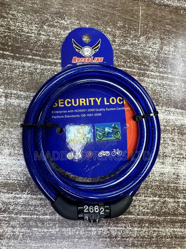 Mountain Bike Anti-theft Spiral Cable Lock(600x12mm) - thumbnail 3