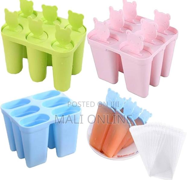 Ice Cream Moulds 6 in 1 Popsicles