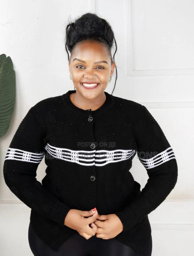 Classy Ladies Button Sweaters - main view