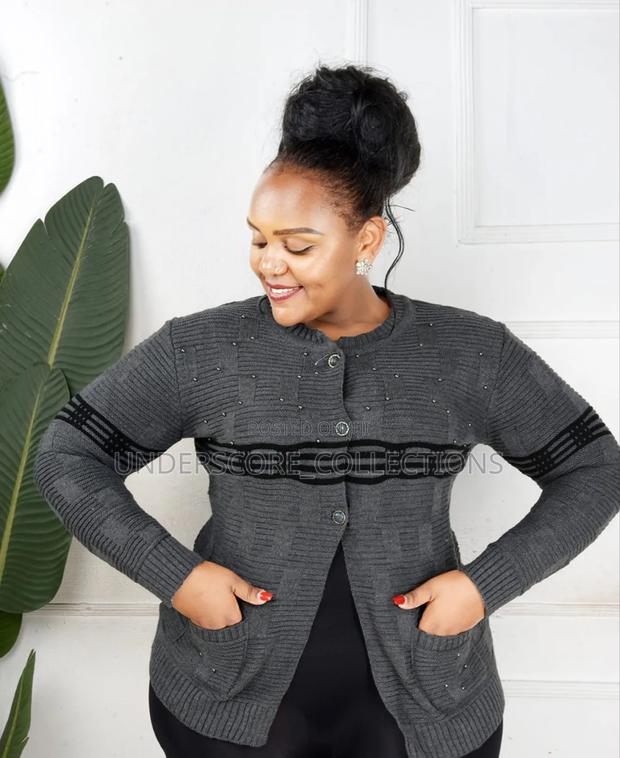 Classy Ladies Button Sweaters - thumbnail 3