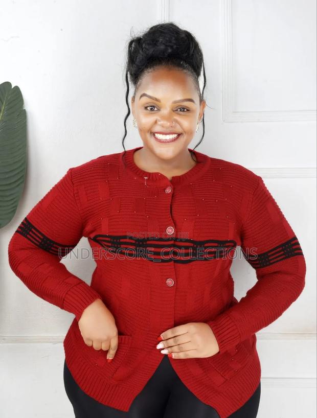 Classy Ladies Button Sweaters - thumbnail 5