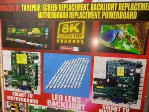 Tv Repair, Screen Replacement, Backlight, Motherboard and Po