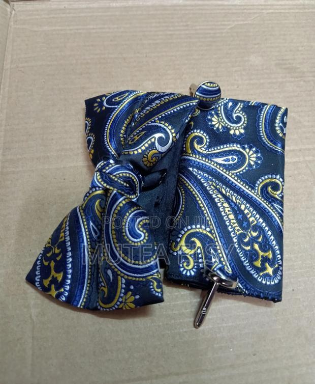 Blue,White Yellow Vintage Bowtie Sets - thumbnail 2