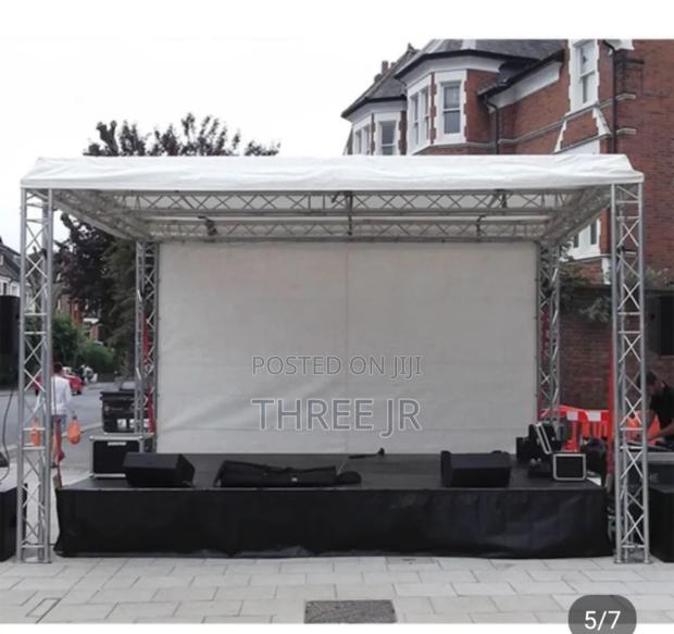 Canopy Stage With Goal Post Truss Available for Hire