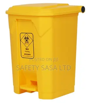 Biohazard 100l Pedal Bins With Wheels