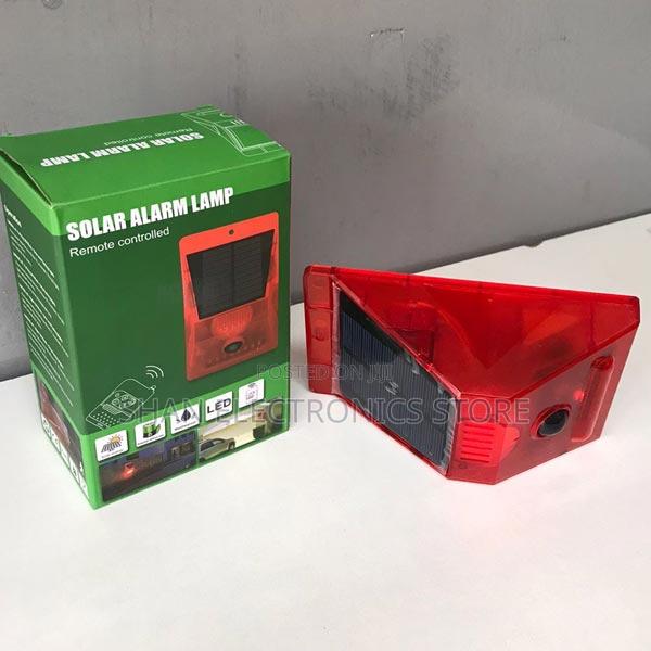 Solar Rf Remote Alarm Siren Solar Powered-Motion Senso Alarm - main view