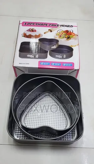 3pcs Cake Moulds/Baking Tins