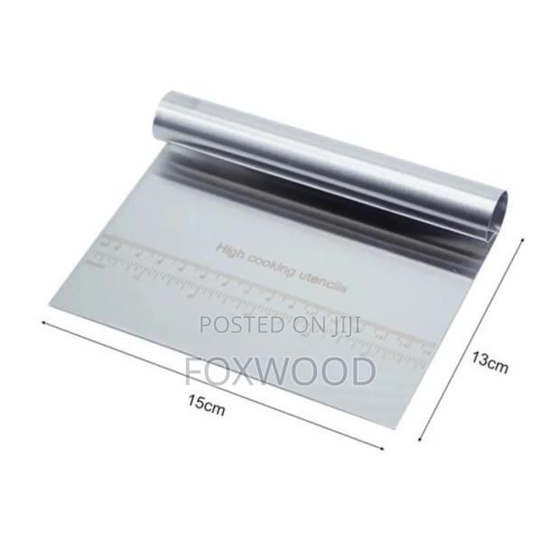 Pastry Scraper/Cutter/Chopper Stainless Steel - thumbnail 4