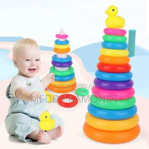 Kids Rainbow Stacking Tower - thumbnail 2