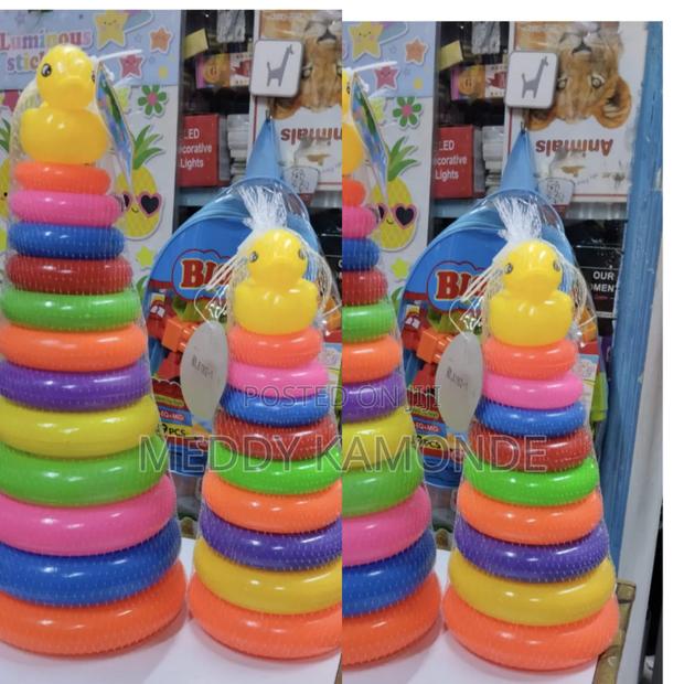 Kids Rainbow Stacking Tower - thumbnail 3