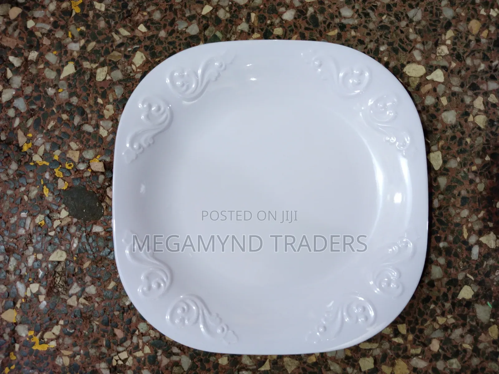 6pc Melamine Plates/White Plates