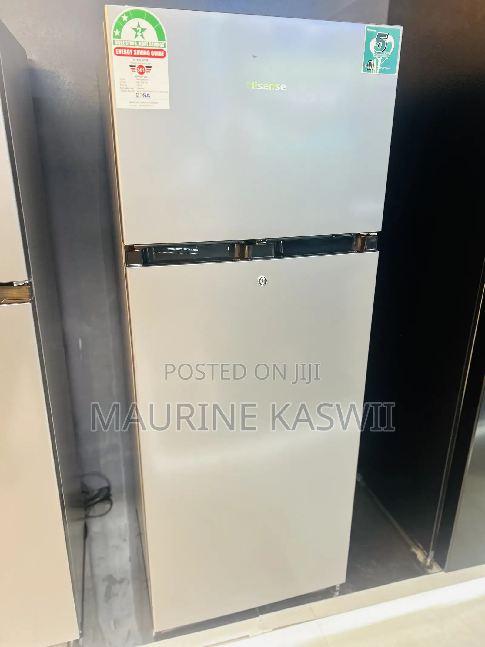 Hisense 205 Liter Double Door Refrigerator Ref 205