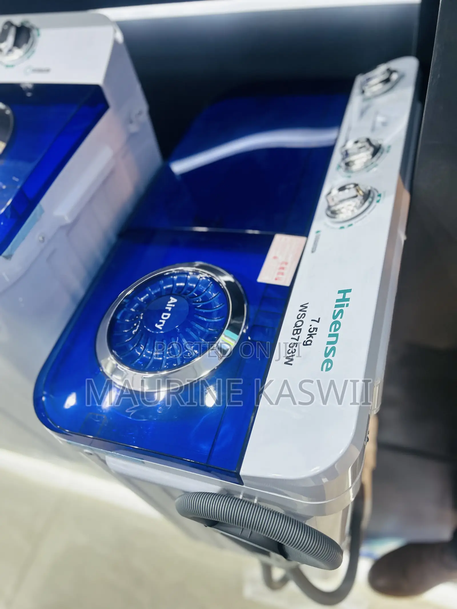 Hisense 7.5kg Twin Tub Washine Wsqb753w
