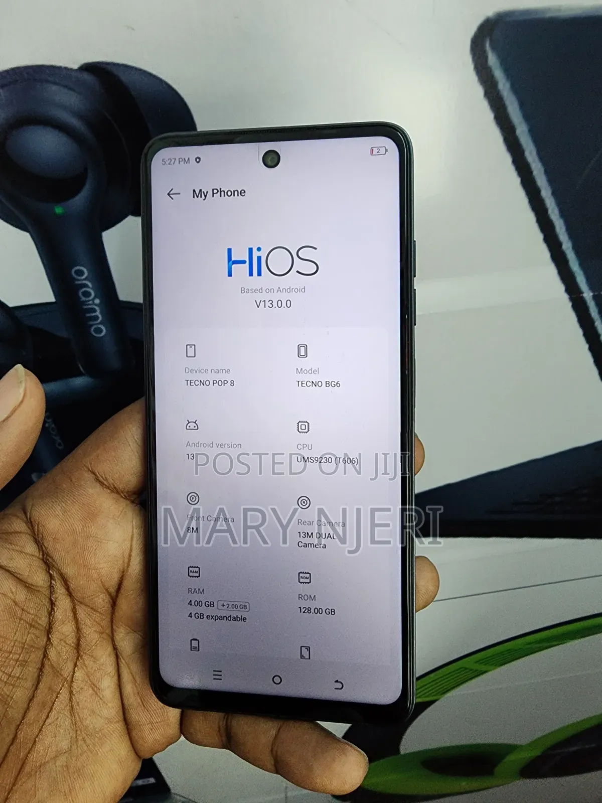 Tecno Pop 8 128 GB Green