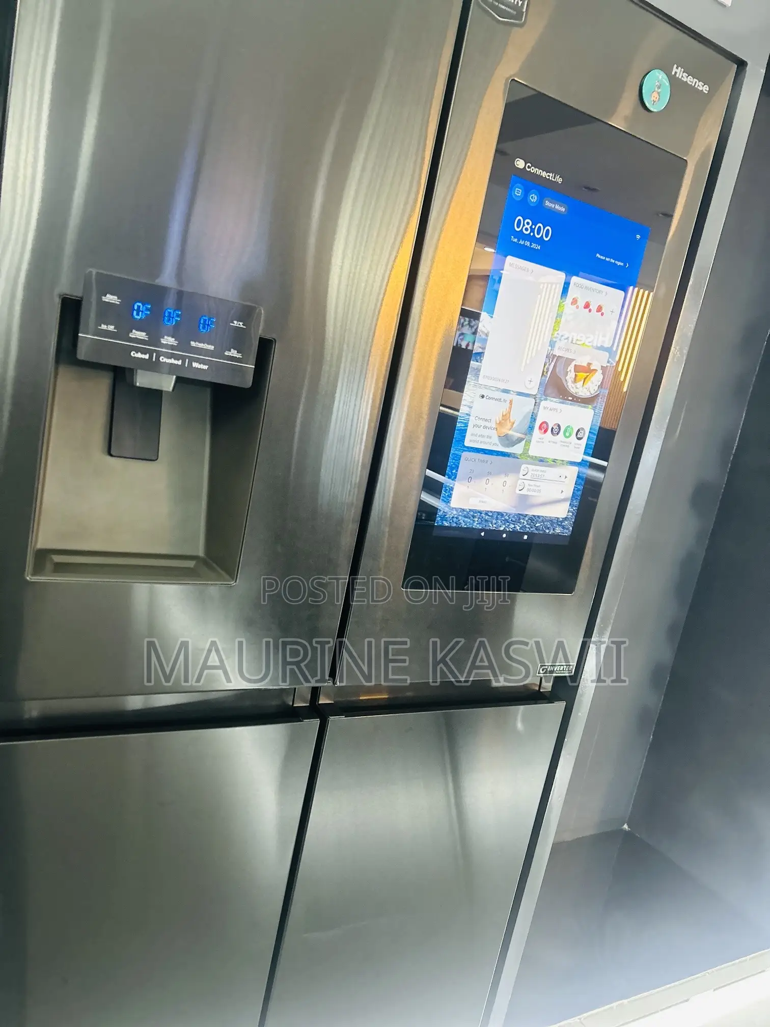HISENSE 522 L Side by Side With Dispenser and Ice Maker