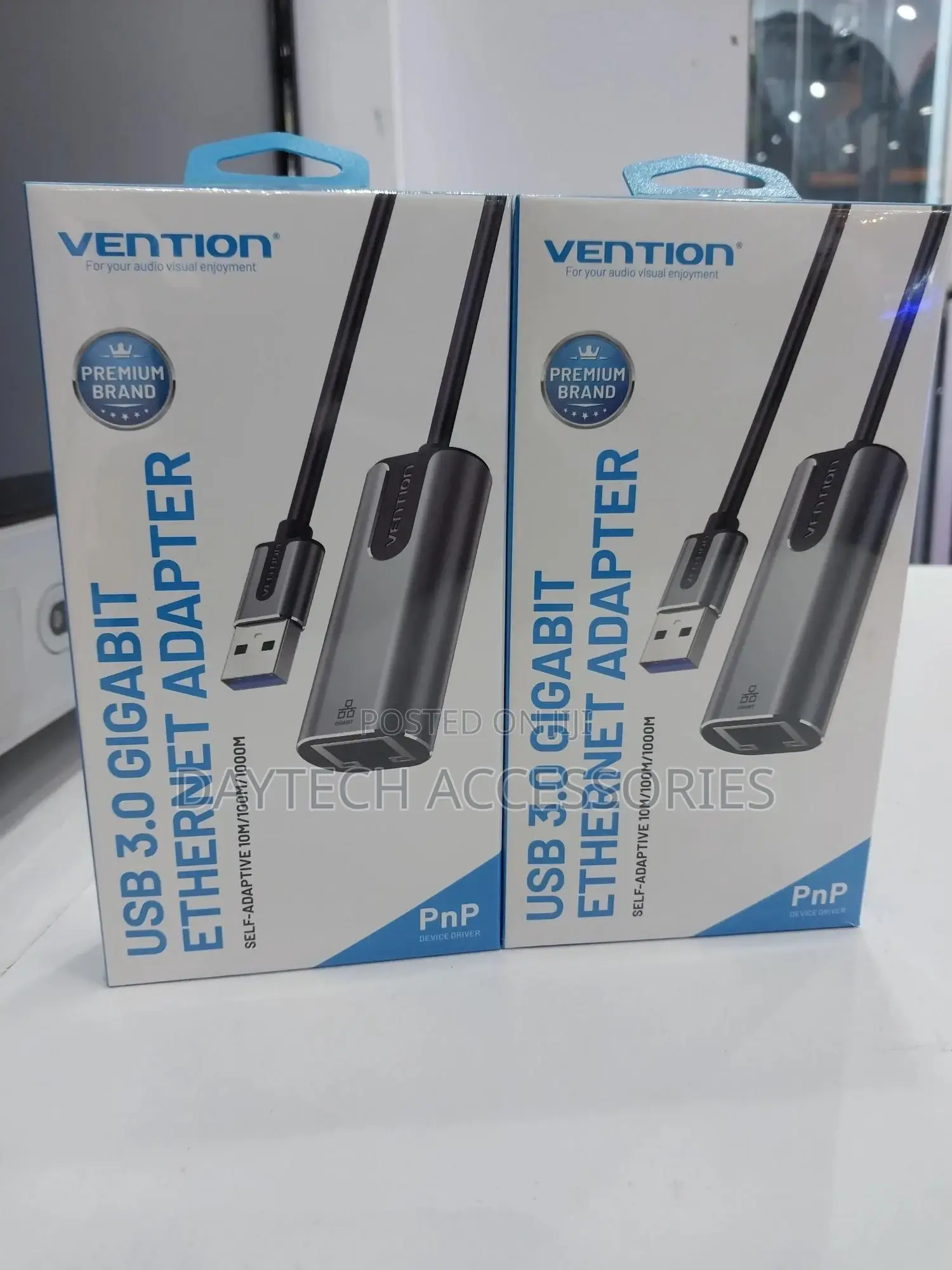 Vention Usb 3.0-a to Gigabit Ethernet Adapter Gray 0.15m