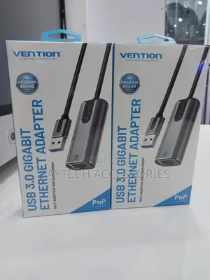 Vention Usb 3.0-a to Gigabit Ethernet Adapter Gray 0.15m