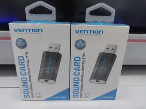 Vention Usb External Sound Card Usb to Aux Jack 3.5mm Earpho