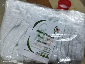 White Hospital Hairnets