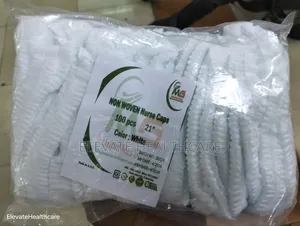 White Hospital Hairnets