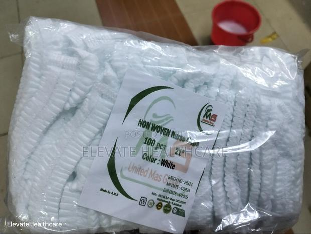 White Hospital Hairnets - thumbnail 4