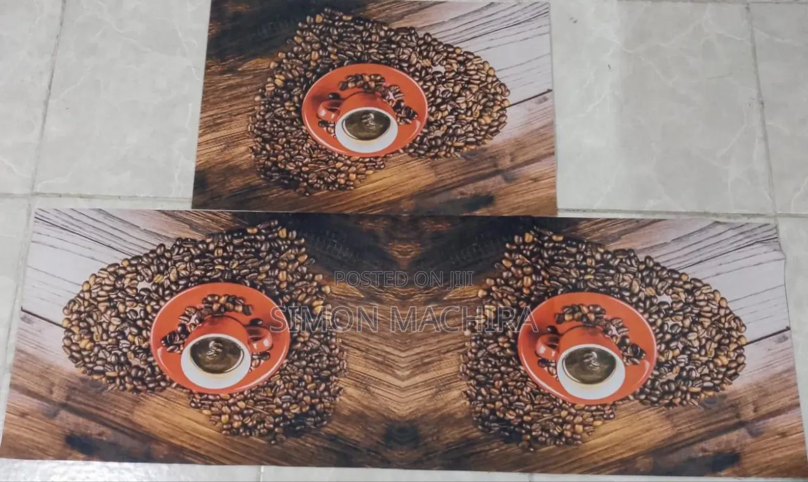 Kitchen Mats With Rubber / 2 in 1 3D Mats