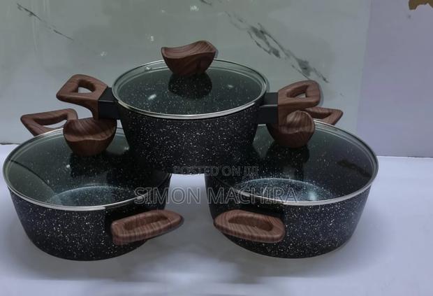 3pc Granite German Cookware - main view