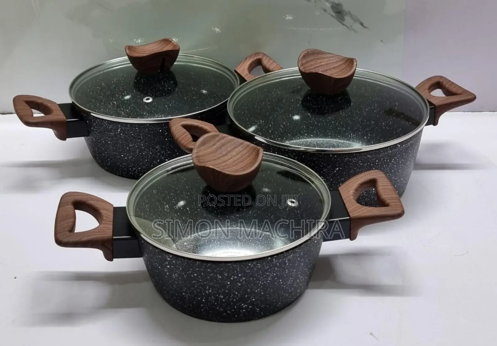 Granite Sufuria 3 PCS / Germany Granite Cookware