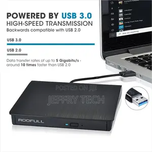 External CD DVD Drive USB 3.0 Portable DVD CD-ROM +/-RW Pl