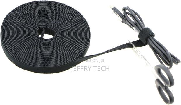 Fastening Tape Cable Tie Double Side Nylon Power Wire 10 M - thumbnail 3