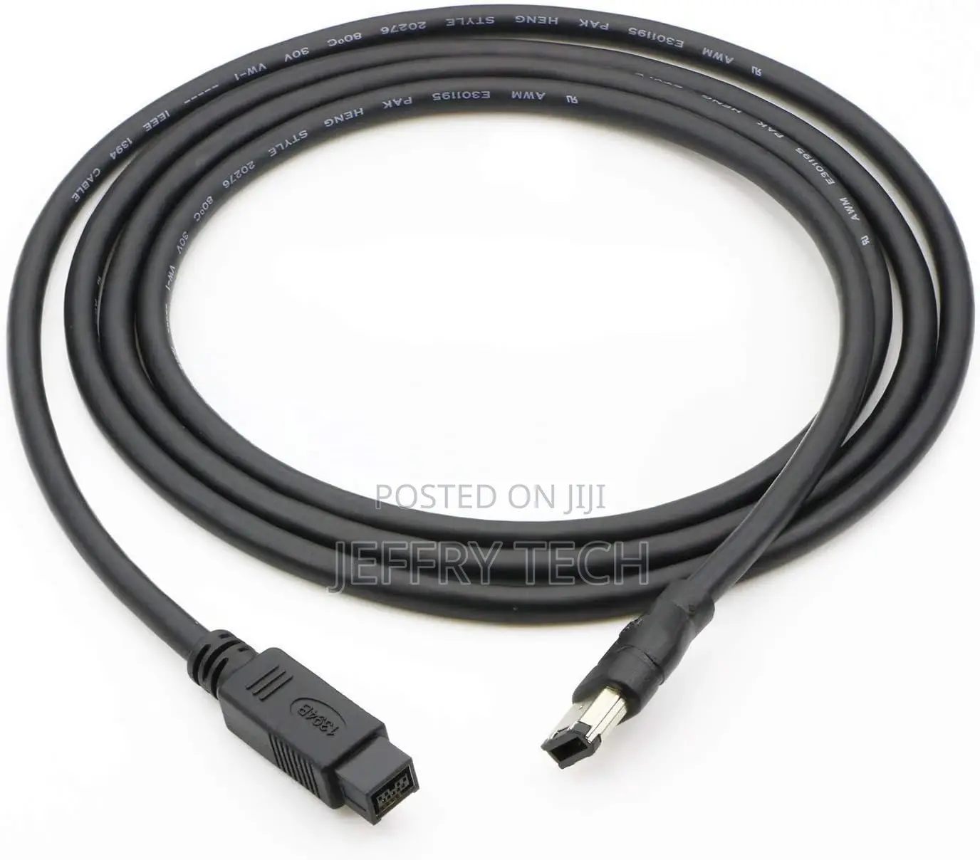 Firewire 800 to 400 9 to 6 Pin Cable (9pin 6pin) 6FT, IEEE 1