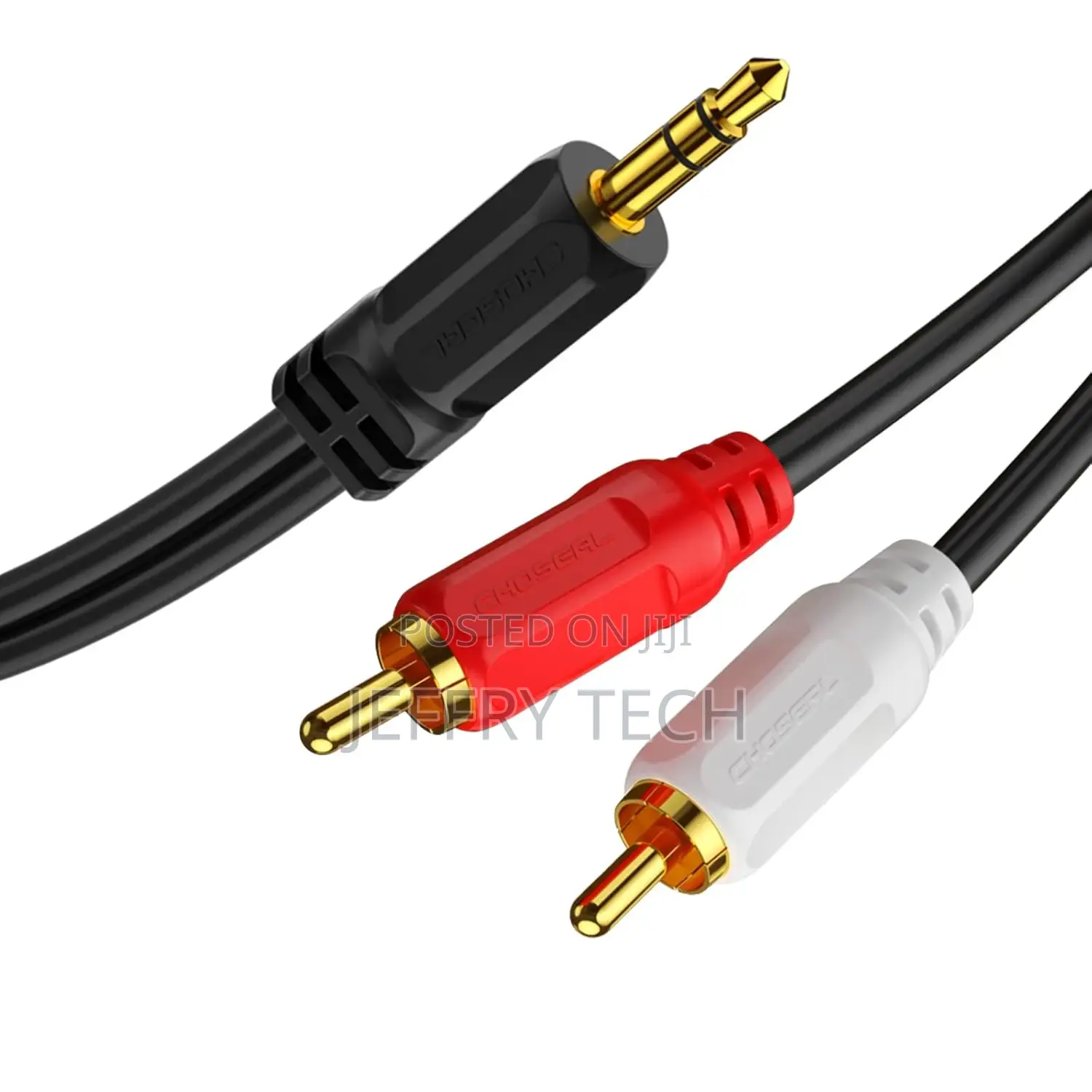 2RCA to 3.5mm Jack Cable RCA Audio AUX Cable for Smartphones