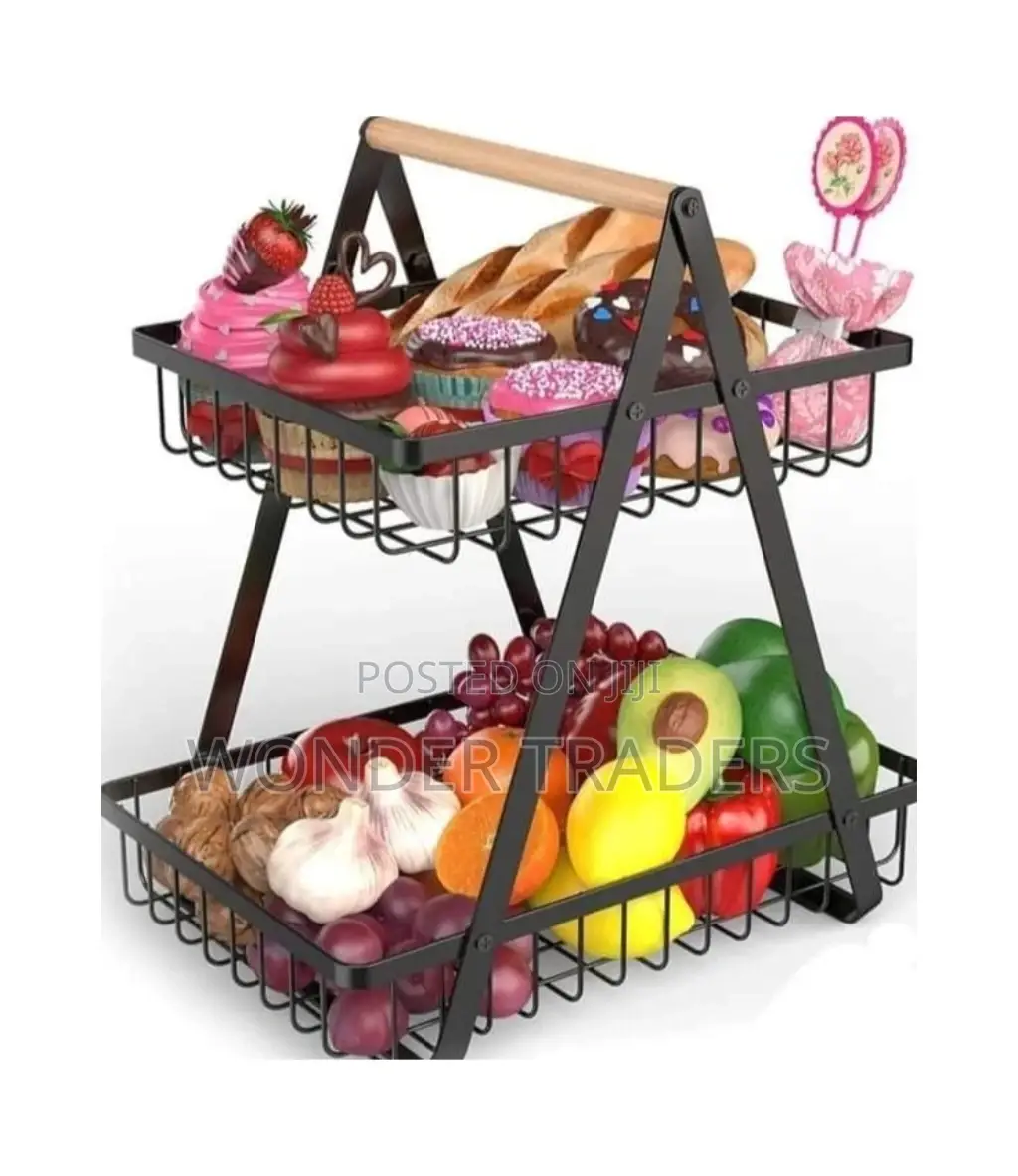 Fruit Rack,2 Layer Fruit Rack