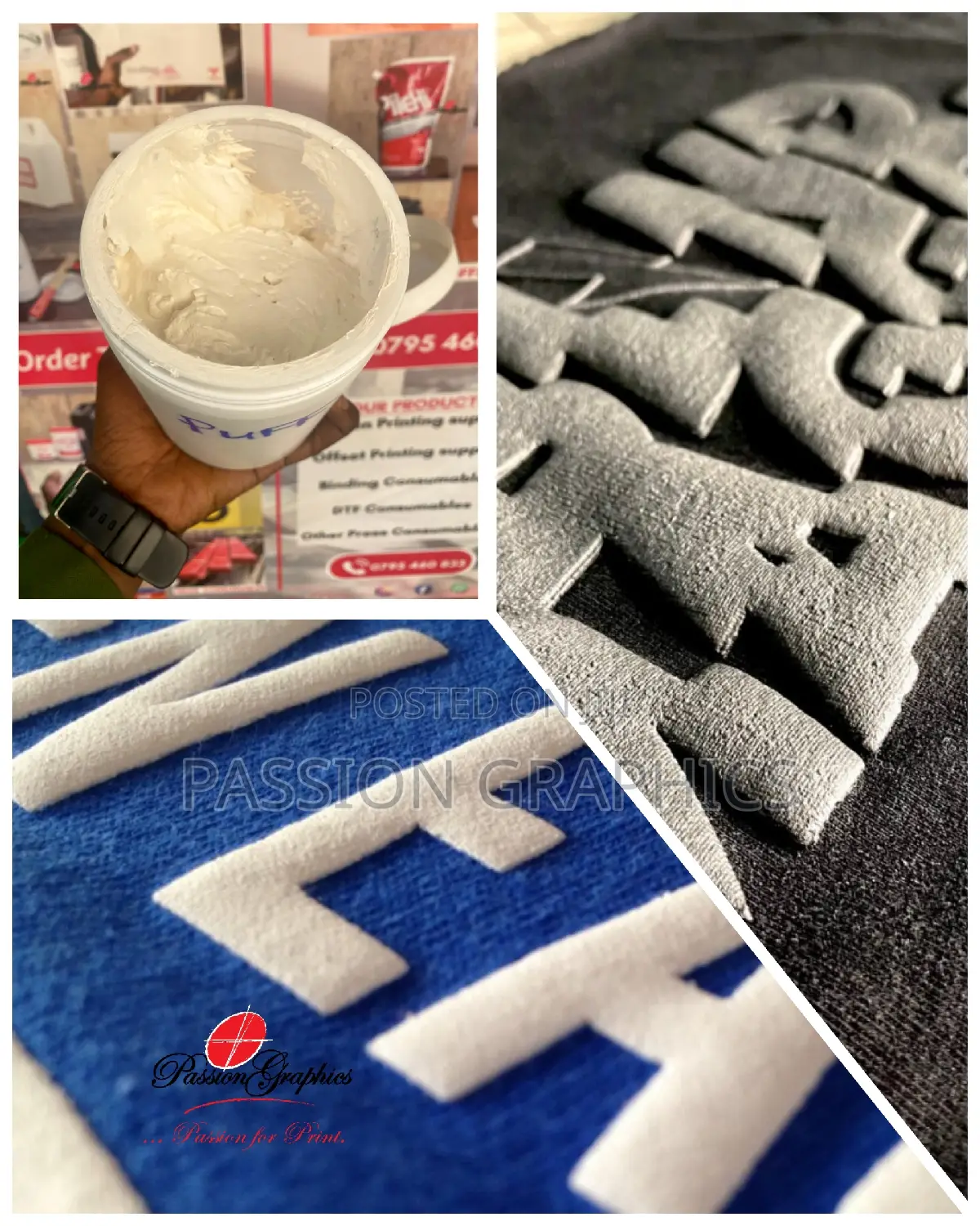 Screen Printing Puff Ink (Screen Printing)